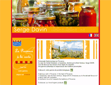 Tablet Screenshot of conserverie-davin.com
